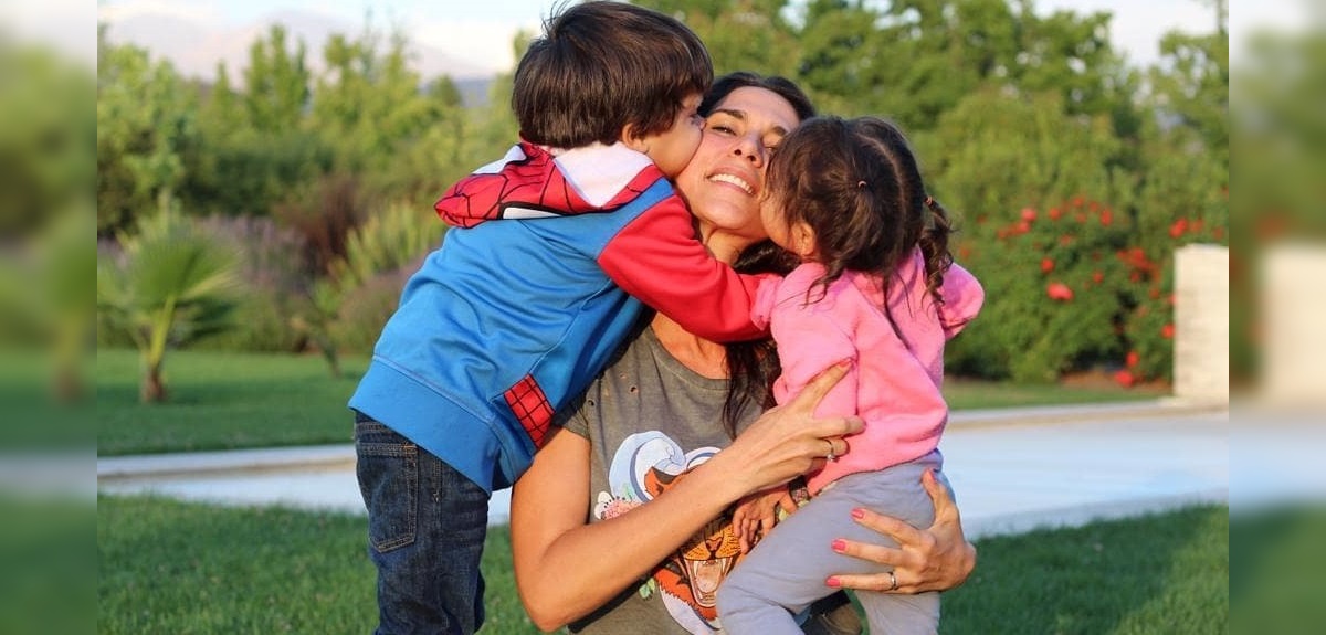 Mey Santamaría mostró cuánto han crecido sus hijos Nico y Mía: ya tienen 4 y 8 años