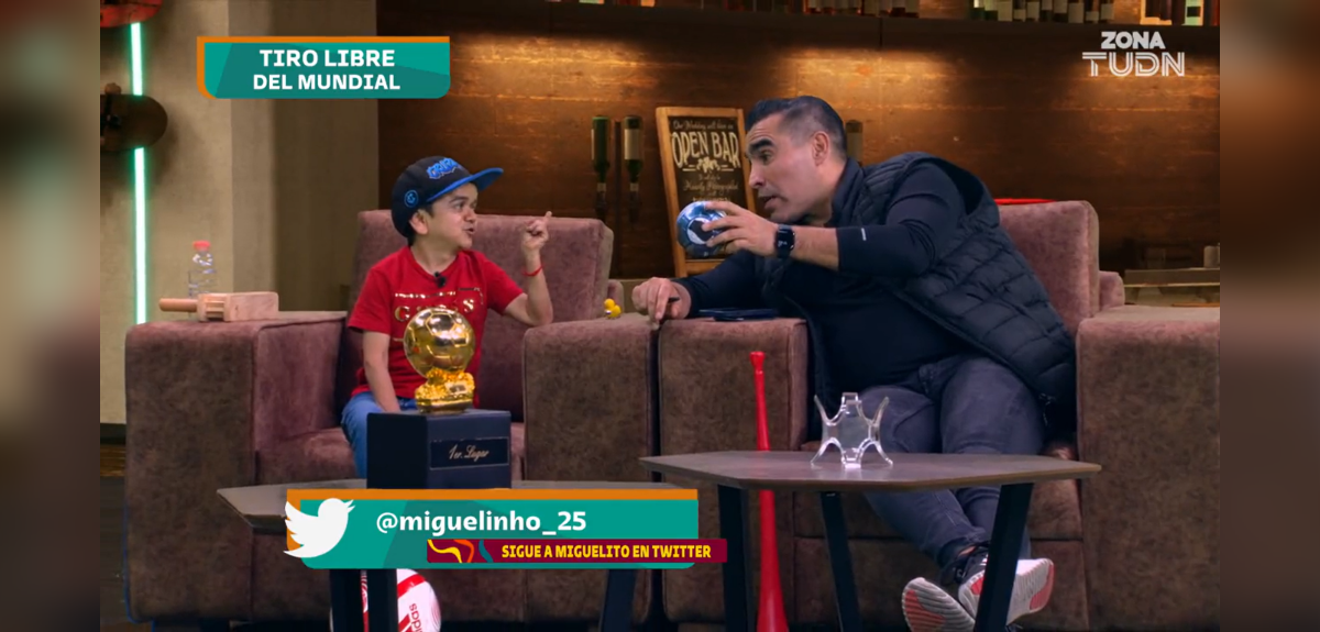 La confusión de conductor que incomodó a Miguelito en la TV mexicana: 