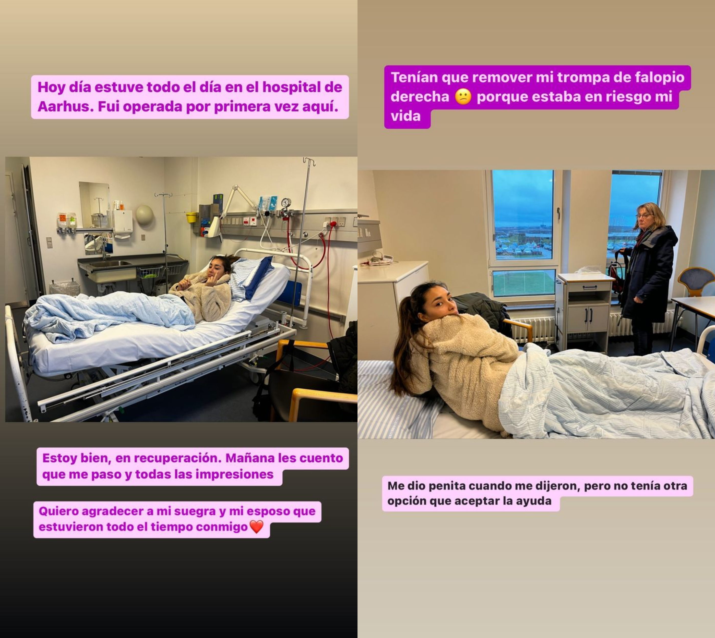 Natalia Rodríguez preocupó a seguidores tras ser operada de urgencia.