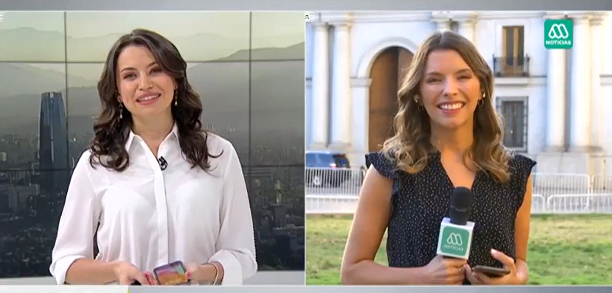 Natasha Kennard presentó a su hermana Sabrina en Meganoticias: 