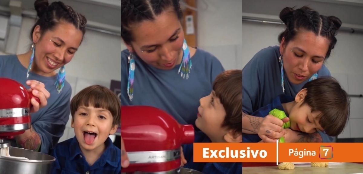 Nicole Angel contó cómo nació idea de hacer videos de cocina con su hijo: 