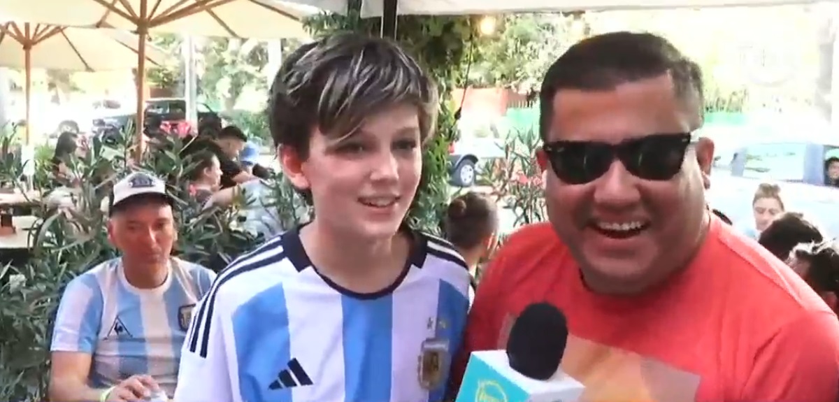 Hijo de Wilma González y Gonzalo Egas hizo divertida predicción a favor de Argentina en Qatar