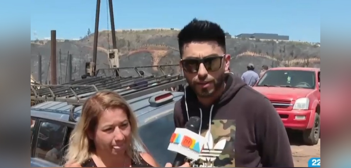 Kanela y su noble gesto con damnificada por incendio en Viña del Mar: 