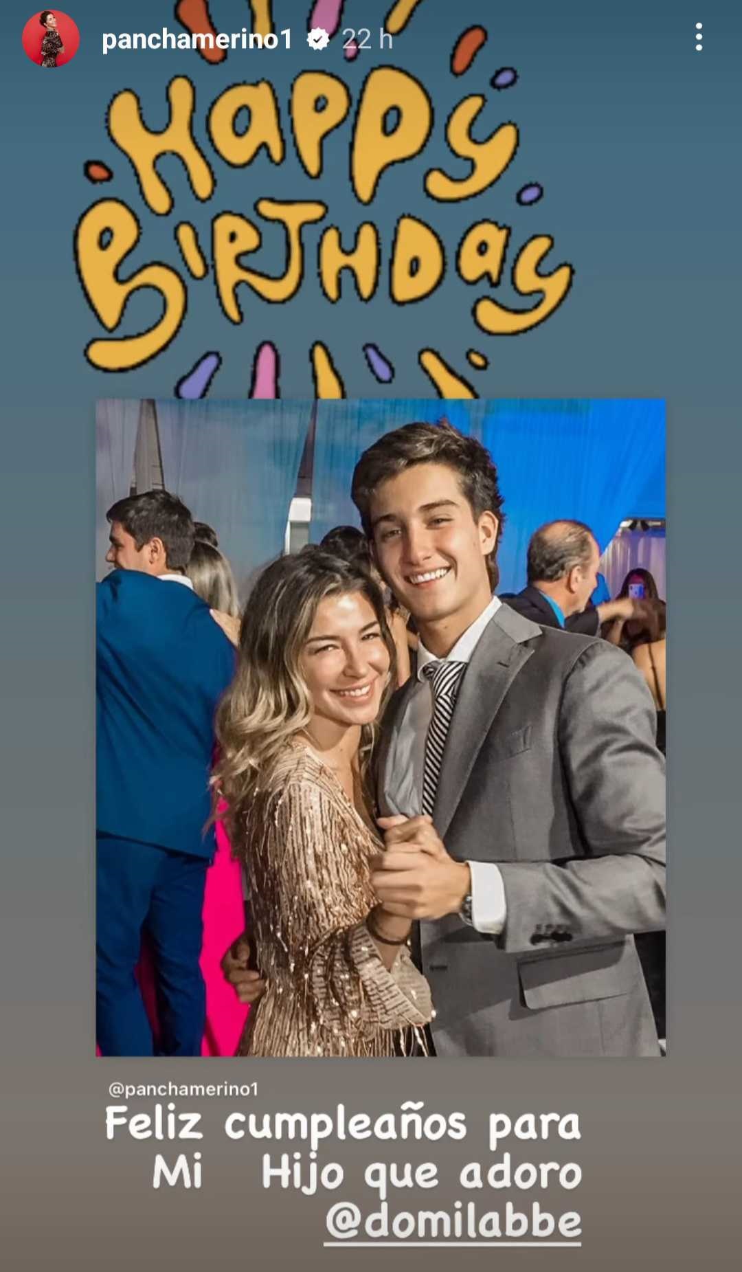 Pancha Merino hijo cumpleaños
