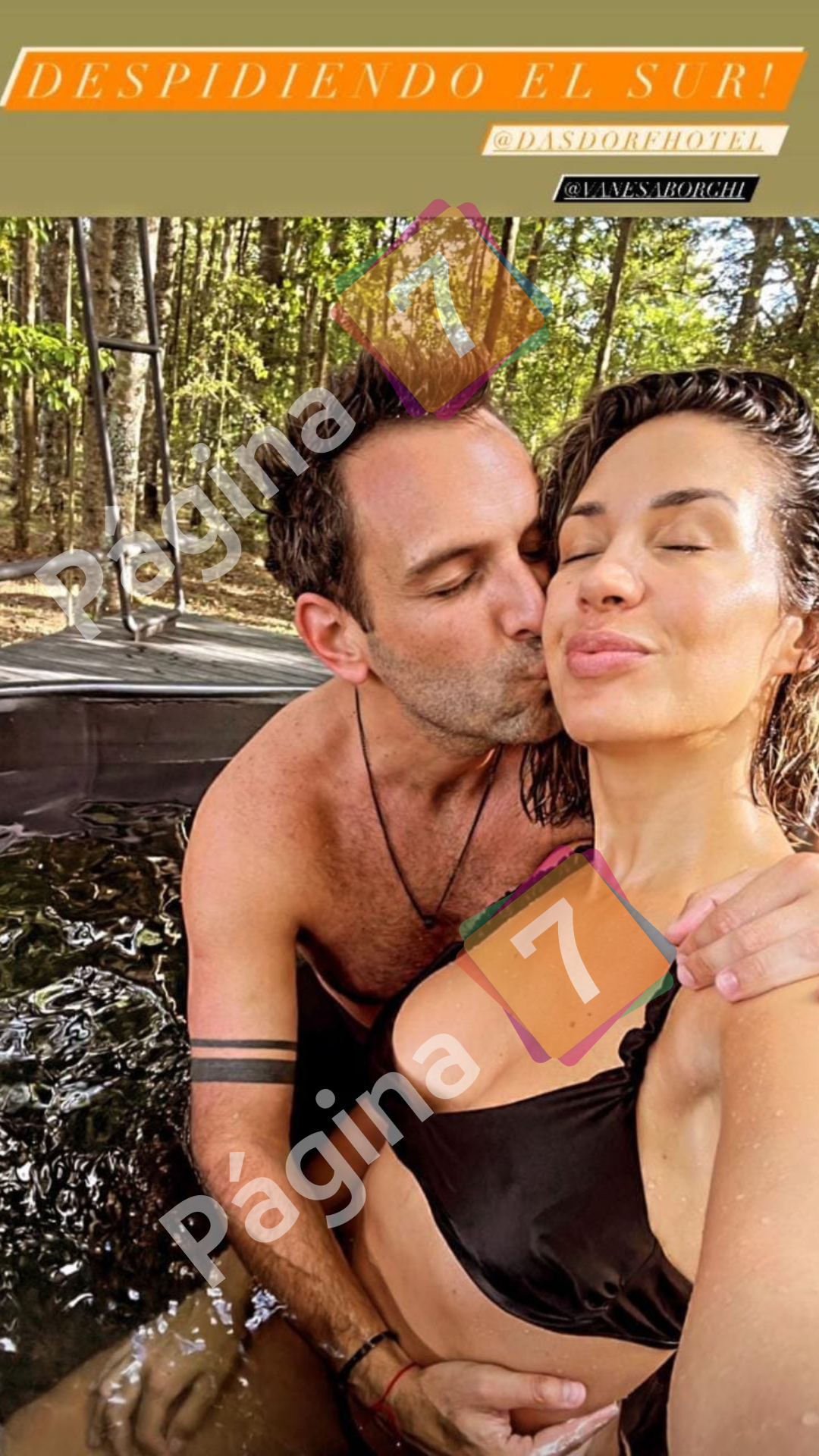 Pareja de Vanesa Borghi compartió por primera vez romántica foto juntos: viajaron al sur de Chile