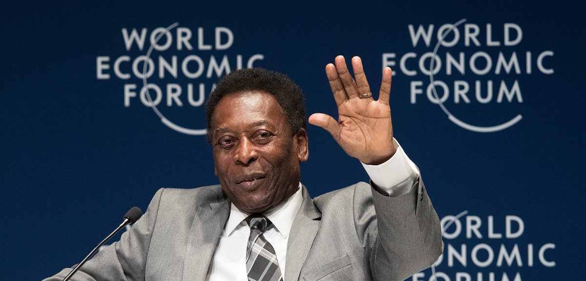 La potente postal de la hija de Pelé: 