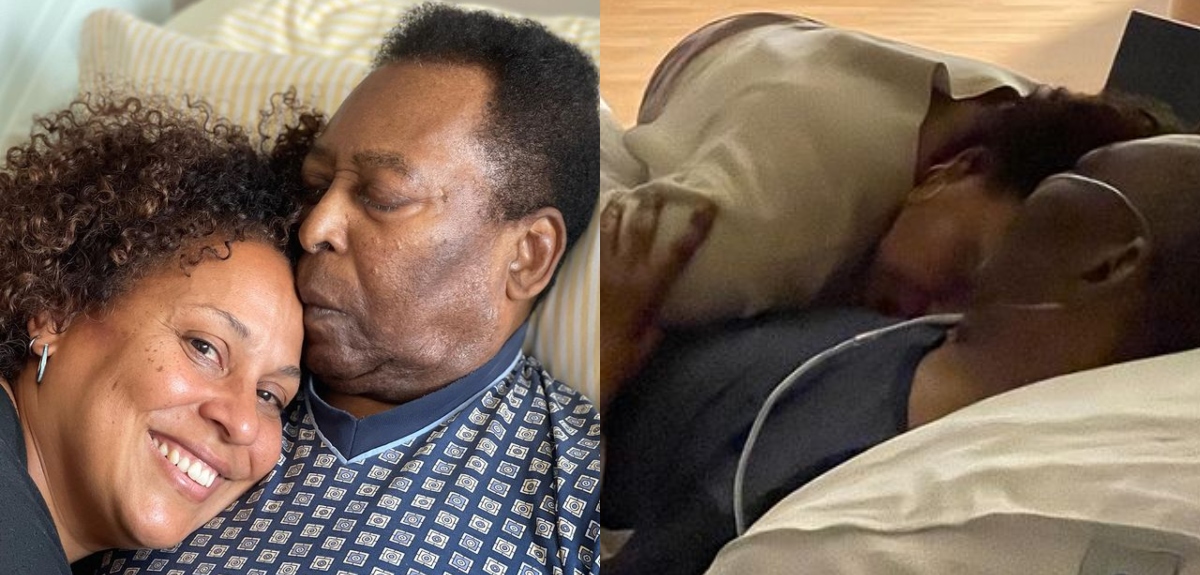 Hija de Pelé publicó foto desde el hospital y evidenció complejo estado de salud de ’O Rei’