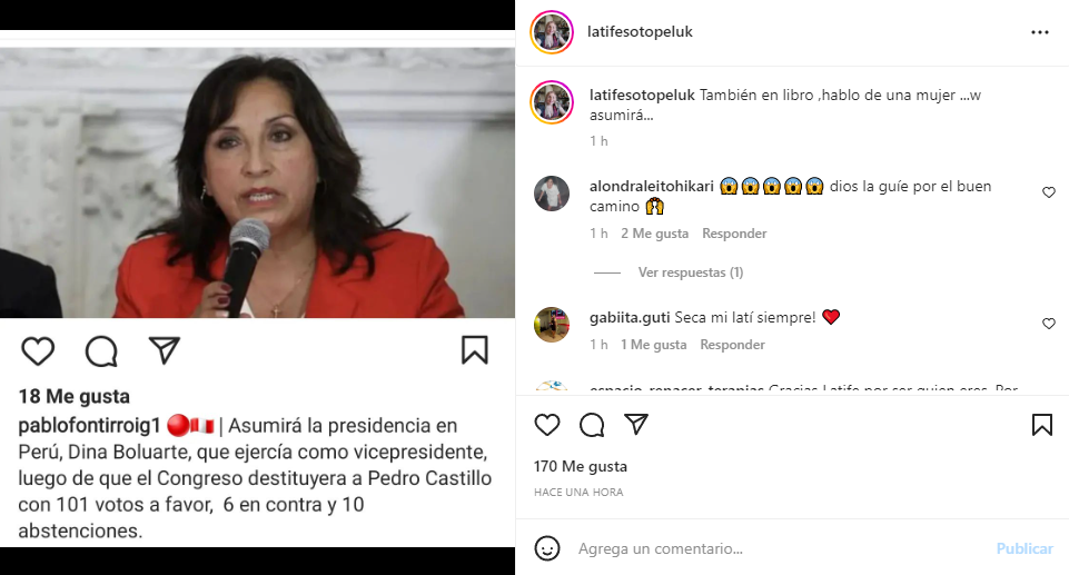 Latife Soto recordó llamativa predicción sobre crisis en Perú y Dina Boluarte: "Hablo de una mujer"