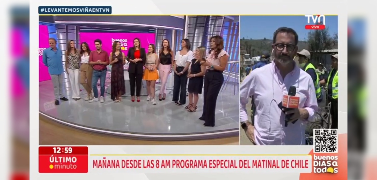 TVN tendrá programación especial junto a diversos rostros para apoyar a damnificados por incendios