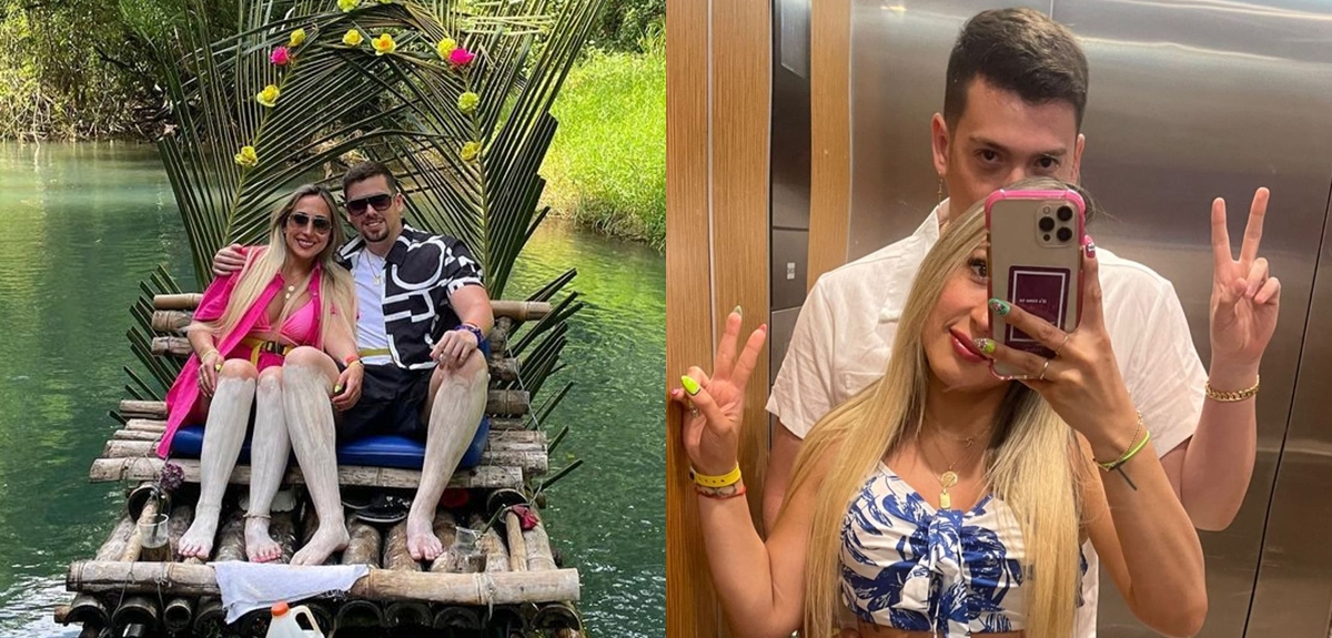 Rebeca Naranjo compartió imágenes de romántica velada que le preparó Nano Calderón por su cumpleaños