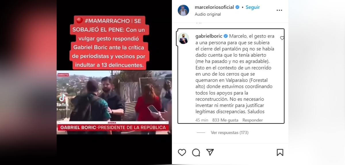 Respuesta de Gabriel Boric