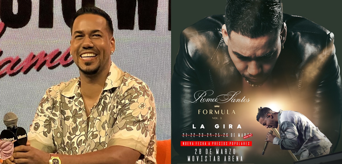 Récord sin precedentes: Romeo Santos anuncia su séptimo Movistar Arena