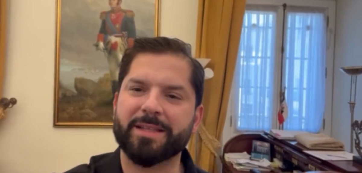 Saludo navideño del presidente Gabriel Boric abordó catástrofe por incendios en Viña del Mar