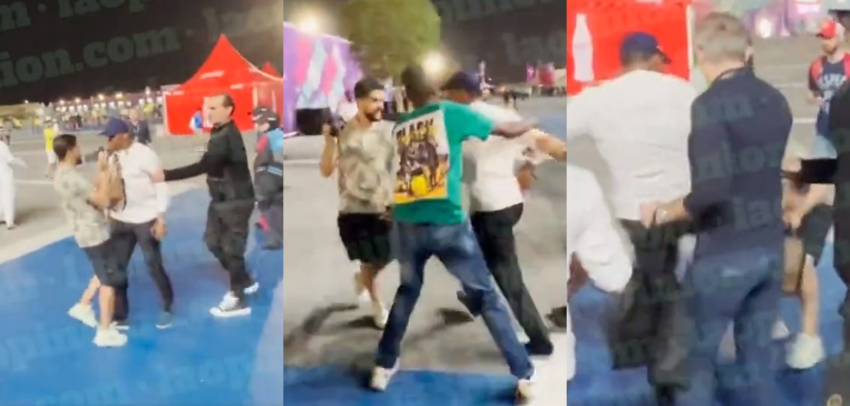 Samuel Eto'o y su minuto de furia en Qatar 2022: pateó a youtuber en la cara tras incómoda pregunta