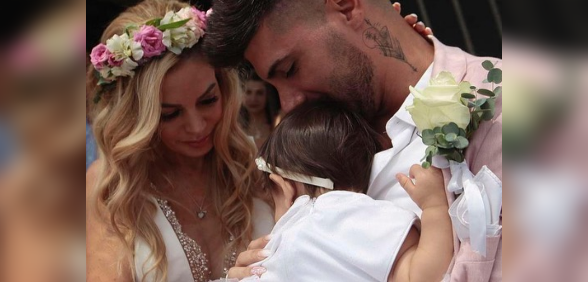 Sandy Boquita contrajo matrimonio en íntima ceremonia: sorprendió con elegante vestido