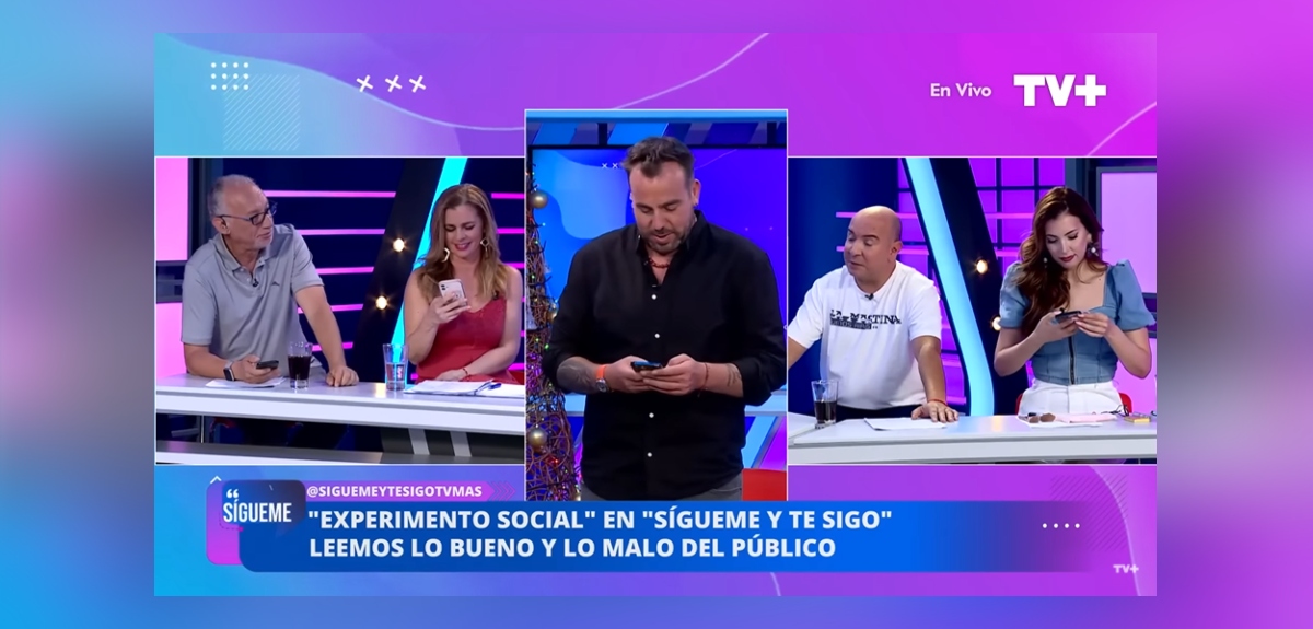 Panel de Sígueme y te sigo leyó en vivo duras críticas al programa: 