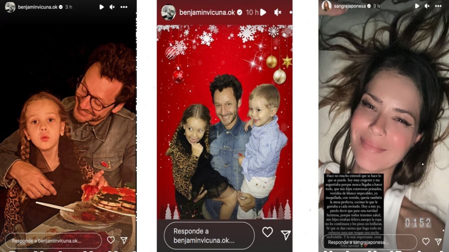 China Suárez y Benjamín Vicuña en Navidad