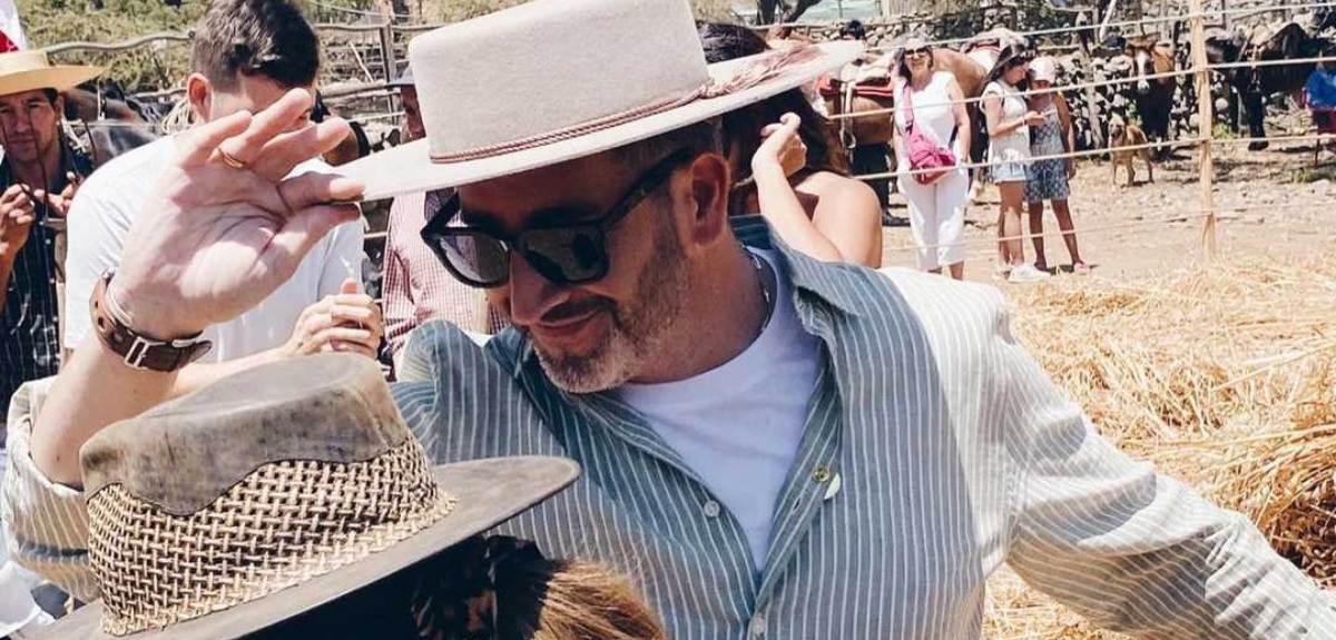 Eduardo Fuentes sorprendió bailando guaracha durante trilla en Olmué: 