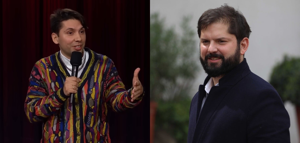 Fabrizio Copano reveló qué le dijo el Presidente Boric tras mencionarlo en su rutina en EEUU