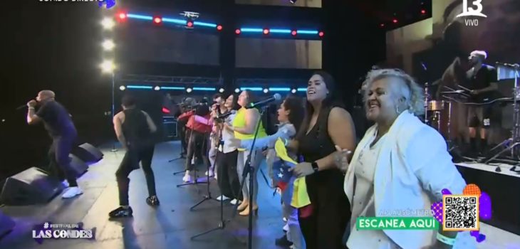 Gente de Zona junto al team The Voice