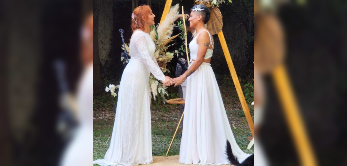 Grace Lazcano compartió románticas fotos de su matrimonio con Fernanda Pinilla: 