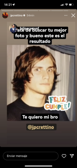 Jean-Philippe en su cumpleaños