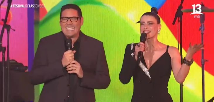 Look de Tonka Tomicic en el Festival de Las Condes