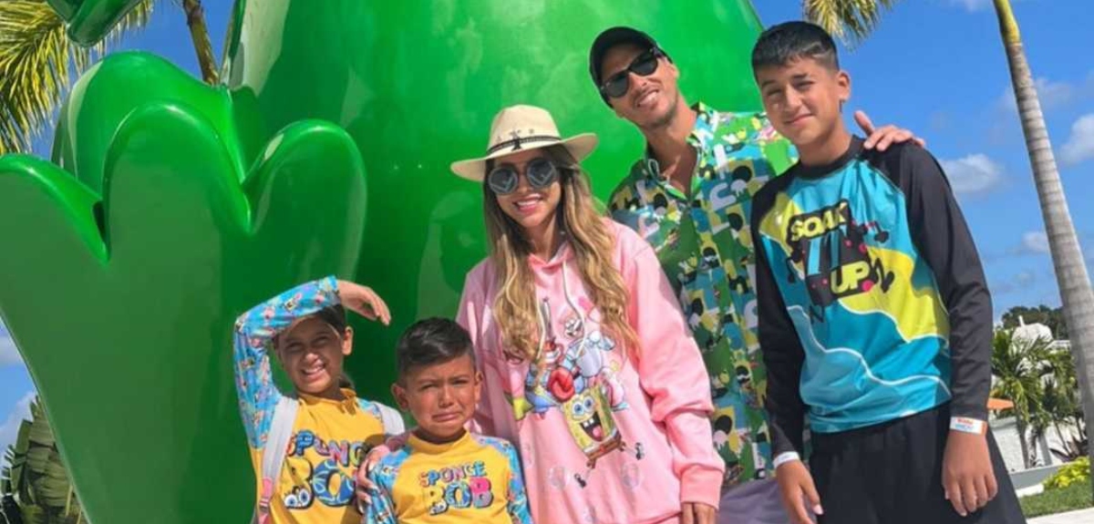 Marité Matus y sus hijos disfrutan soñadas vacaciones con Camilo Huerta en la Riviera Maya