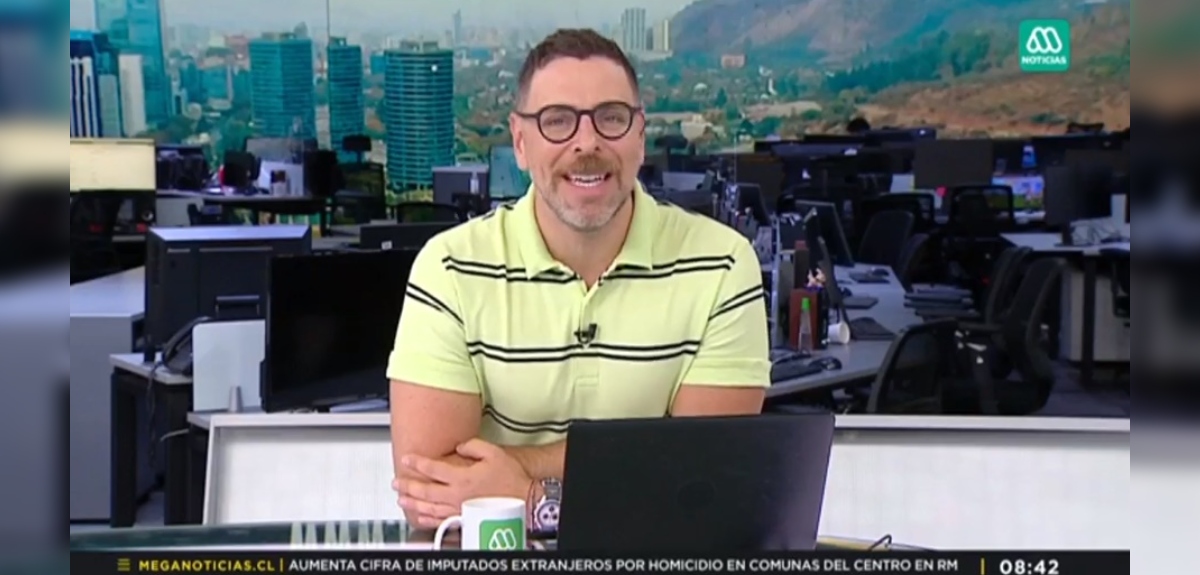 José Antonio Neme sorprendió en la conducción de Meganoticias Alerta: 