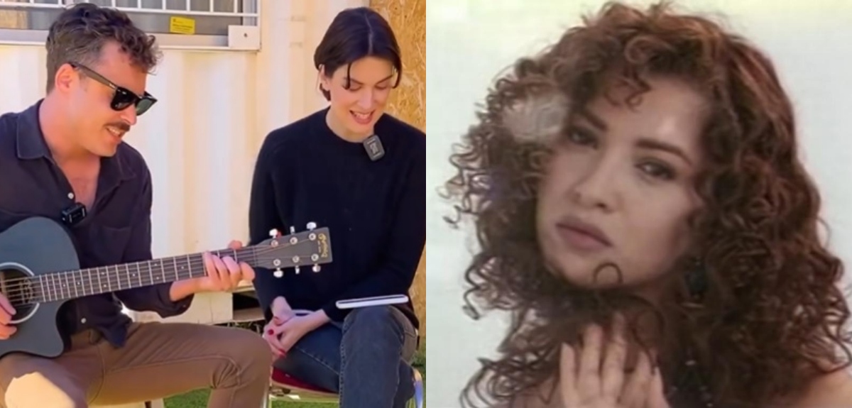 Tras arribo a Hijos del Desierto: Nico Oyarzún cantó hit de Myriam Hernández junto a Paloma Moreno