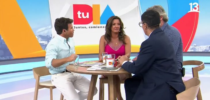 Priscilla Vargas en el matinal Tu Día