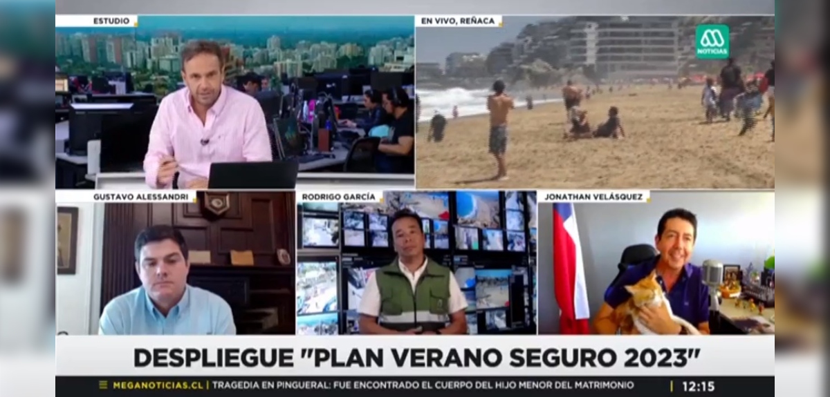 Alcalde de Antofagasta fue interrumpido por su gato en plena entrevista: 