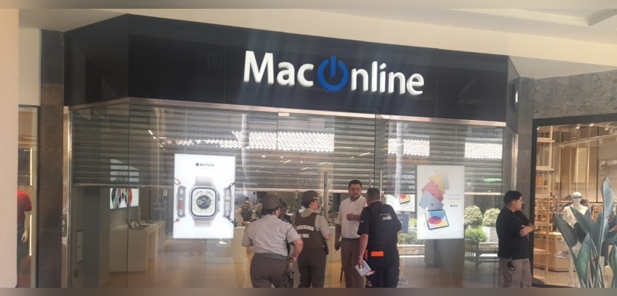 MacOnline nuevamente es víctima de asalto, ahora en Portal La Dehesa: ladrones usaron overoles