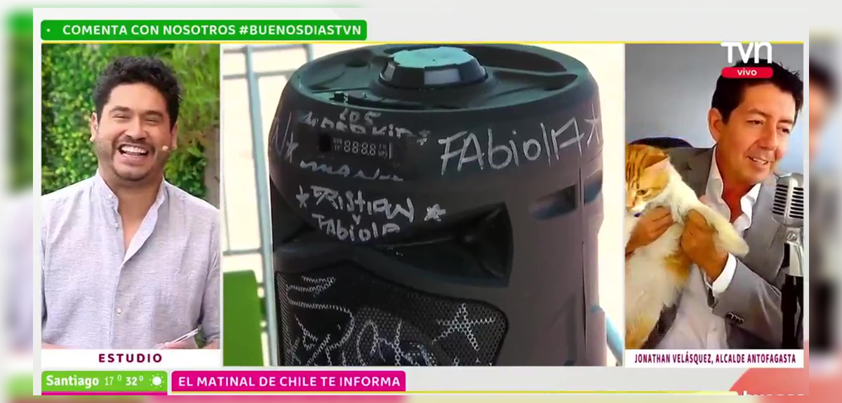 Alcalde de Antofagasta protagonizó tierno chascarro en pleno contacto con el Buenos Días a Todos