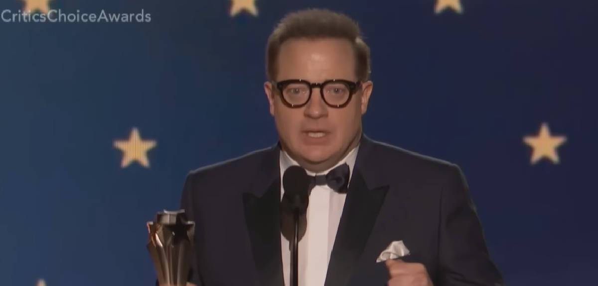 El emotivo discurso de Brendan Fraser en los Critics Choice Awards 2023: se quebró en el escenario