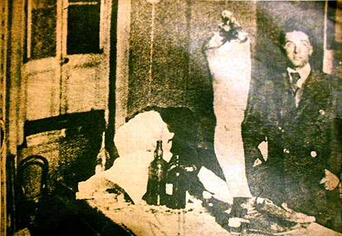 El "crimen de las cajitas de agua".