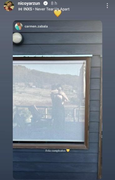 Carmen Zabala compartió romántica postal con Nico Oyarzún en su cumpleaños