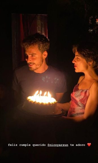 Carmen Zabala compartió romántica postal con Nico Oyarzún en su cumpleaños