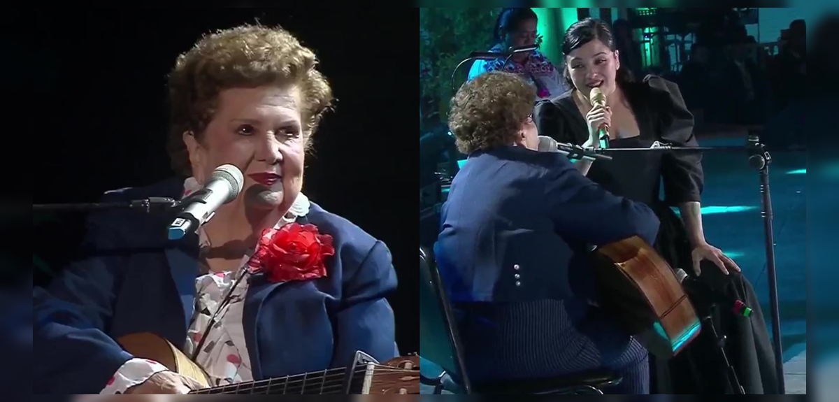 ¿Quién es Chabelita Fuentes? Conoce la cantora de 91 años que se robó el show de Mon Laferte