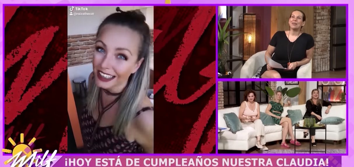 Compañeras de Milf sorprendieron a Claudia Conserva con saludo en su cumpleaños: 