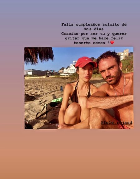 Daniela Ramírez dedicó romántico mensaje de cumpleaños a Felipe Rojas: "Solcito de mis días"