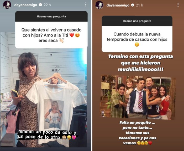Dayana Amigo aniversario pareja Casado con Hijos