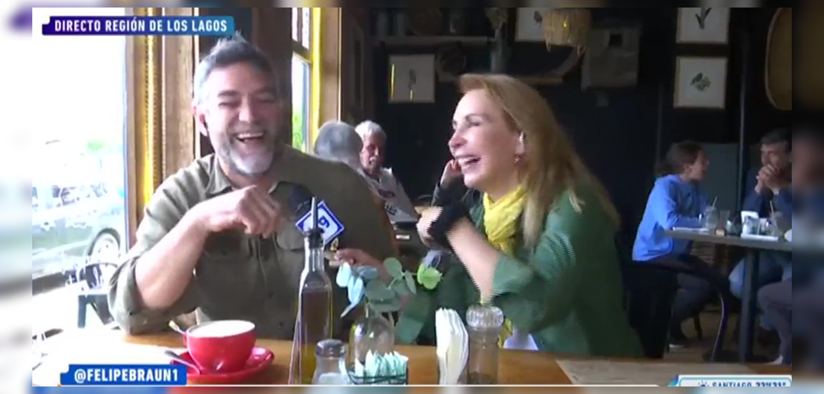 Felipe Braun reapareció en TV abierta tras divertido encuentro con Karen Doggenweiler en Mucho Gusto