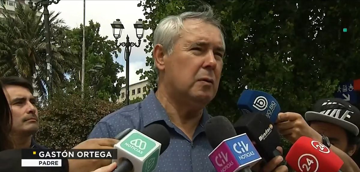 Gastón Ortega padre joven desaparecido Curacautín