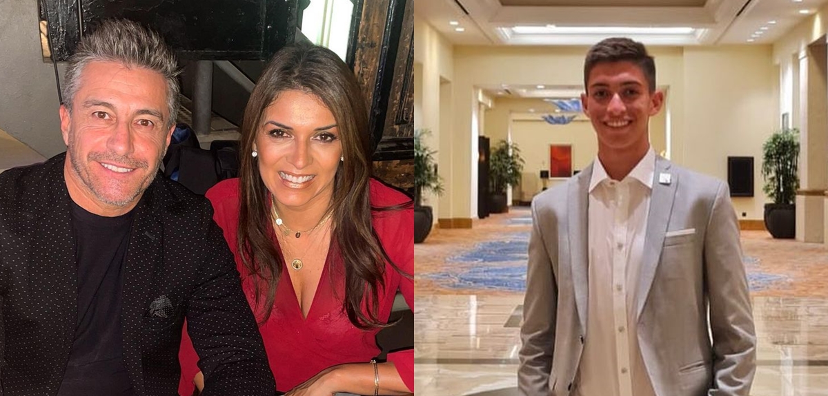 Regresó a EEUU: Fernando Solabarrieta e Ivette Vergara despidieron a su hijo en sentidos posts