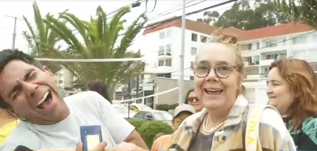 Juan Pablo Queraltó sufrió incómodo chascarro en vivo... otra vez: 