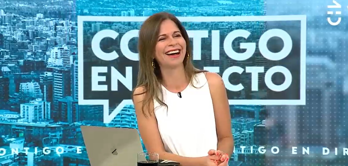 Karina Álvarez y su distendida reacción a error de Contigo en Directo: 