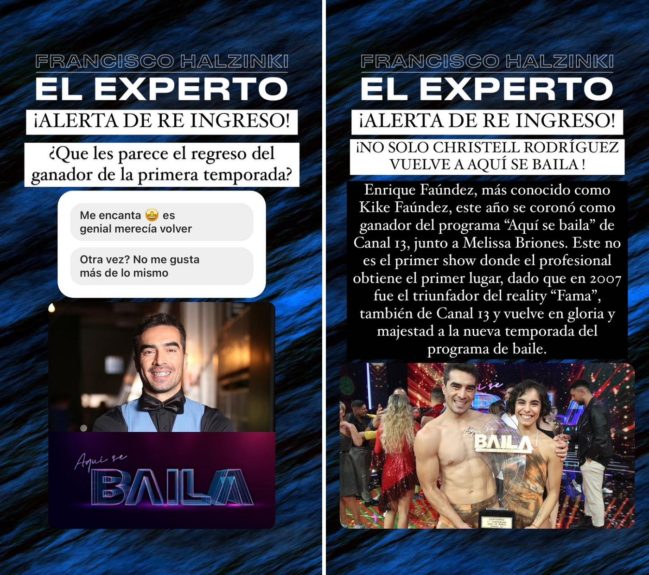 Kike Faúndez nueva temporada Aquí se baila