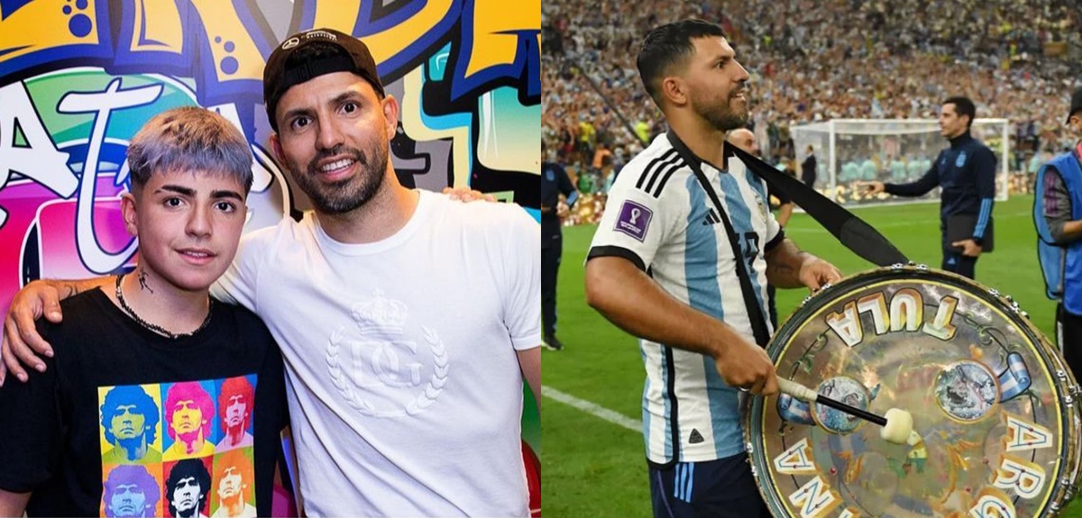 Papá del año: Kun Agüero reconoció que olvidó a su hijo en Qatar por irse a celebrar con Argentina