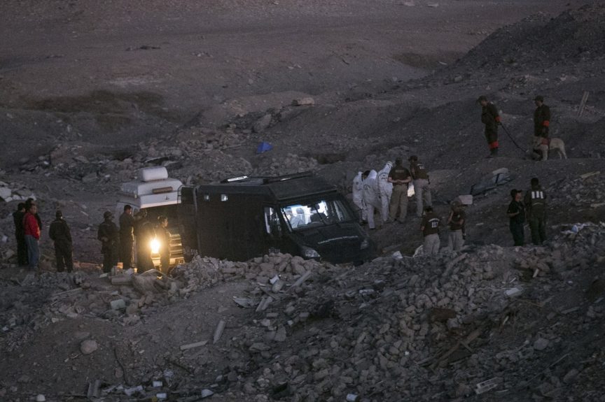 El SML llega al el lugar donde se encontró el cuerpo de Mateo Riquelme | Agencia UNO